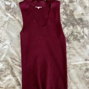 Martin ribbed tank with cut out